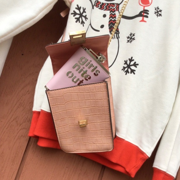 XIIX Pink Animal Print Crossbody Purse:From Naughty Gyal Christmas Party Bundle - Picture 11 of 15